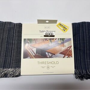 Threshold Blue Table Runner 14x72